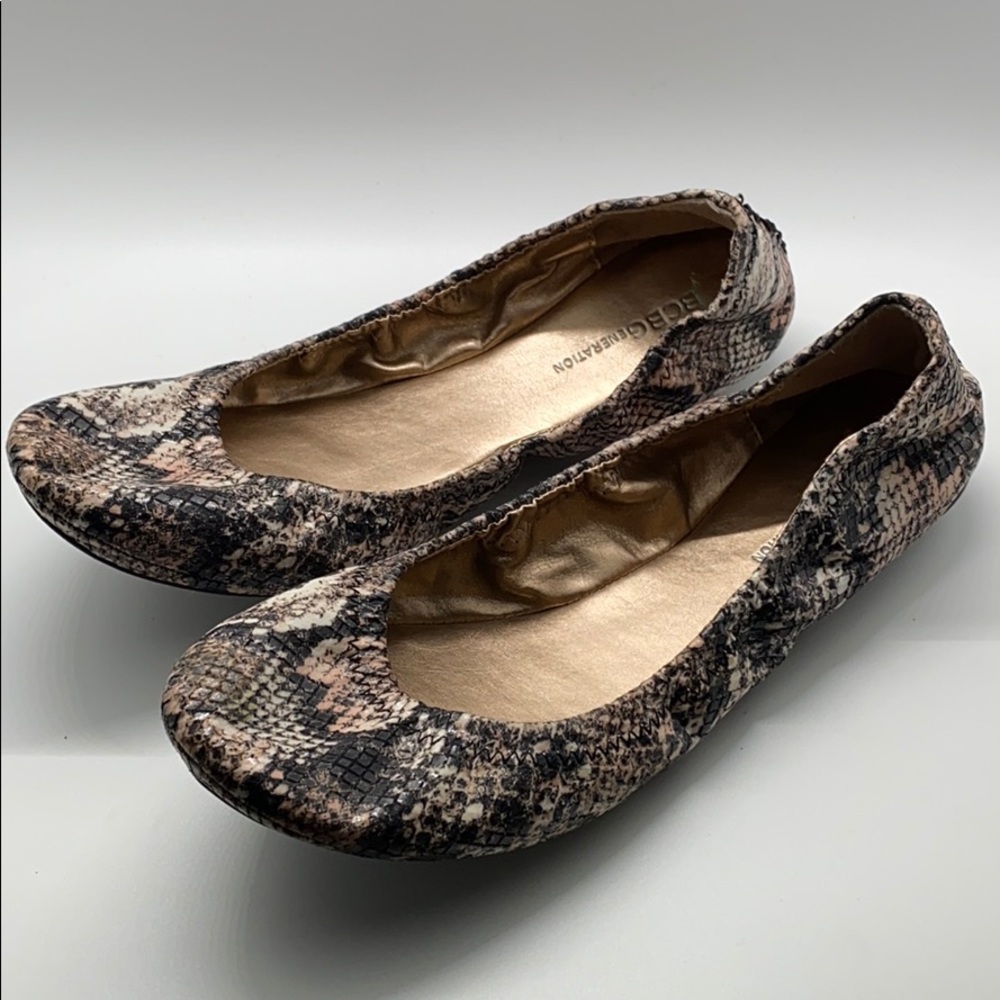 Bcbgeneration Snake Print Flats - image 1